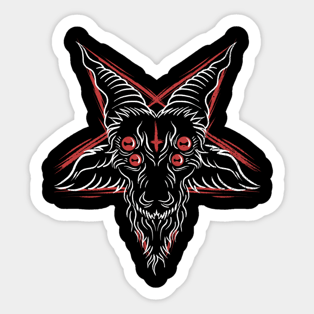 PENTAGRAM Sticker by THE HORROR SHOP